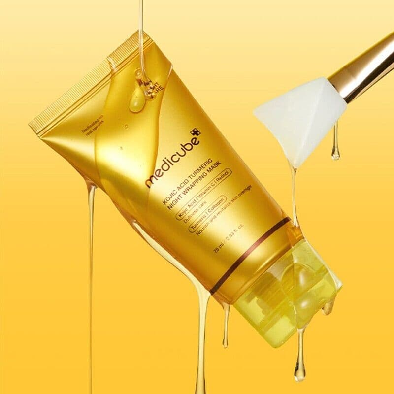 Kojic Acid Turmeric Overnight Wrapping Mask - Image 2