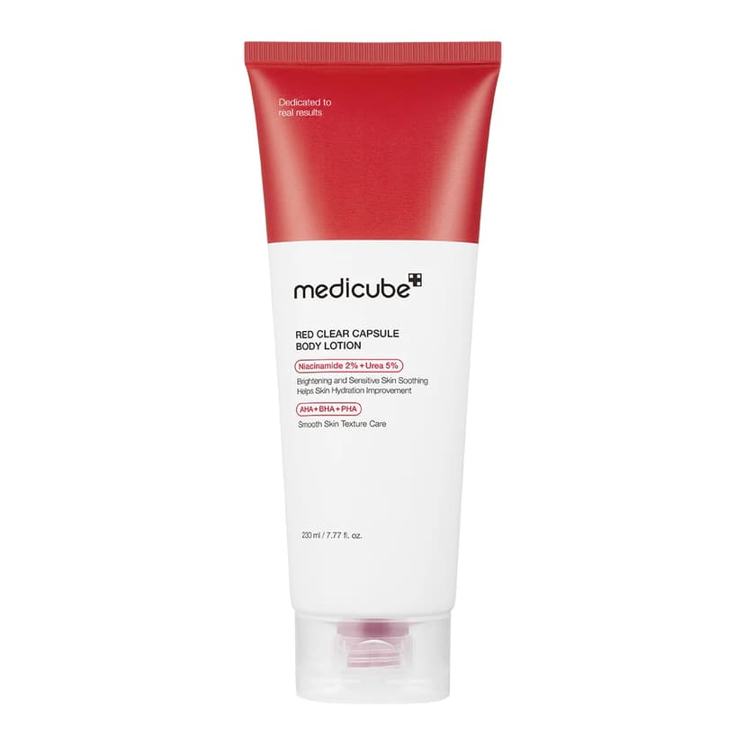 Red Clear Capsule Body Lotion - Image 1