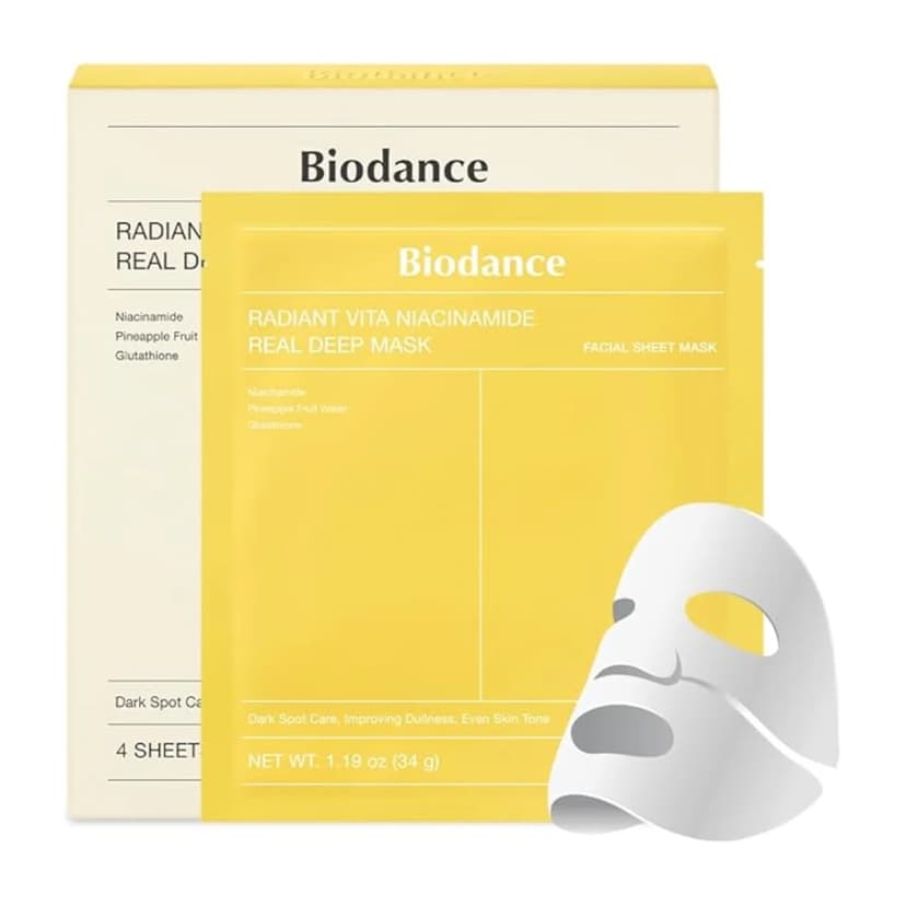 Radiant Vita Niacinamide Real Deep Mask, 4ea, 1pack - Image 1