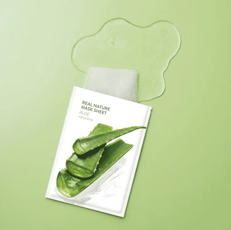 Aloe Real Nature Mask Sheet, 30ea - Image 4