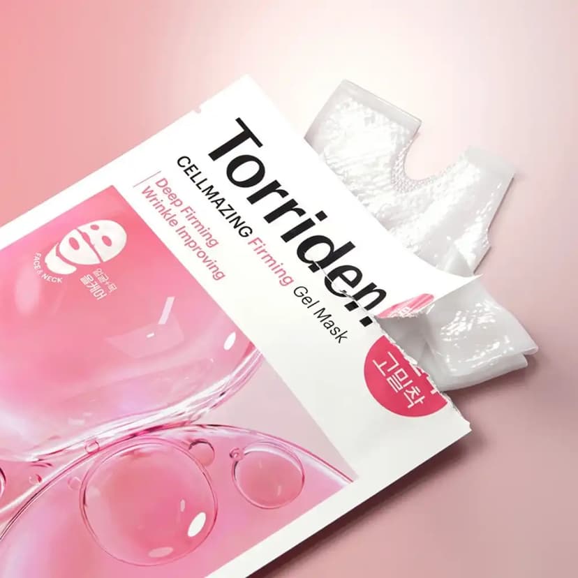 Torriden Cellmazing Firming Gel Mask (Face & Neck), 4ea - Image 4