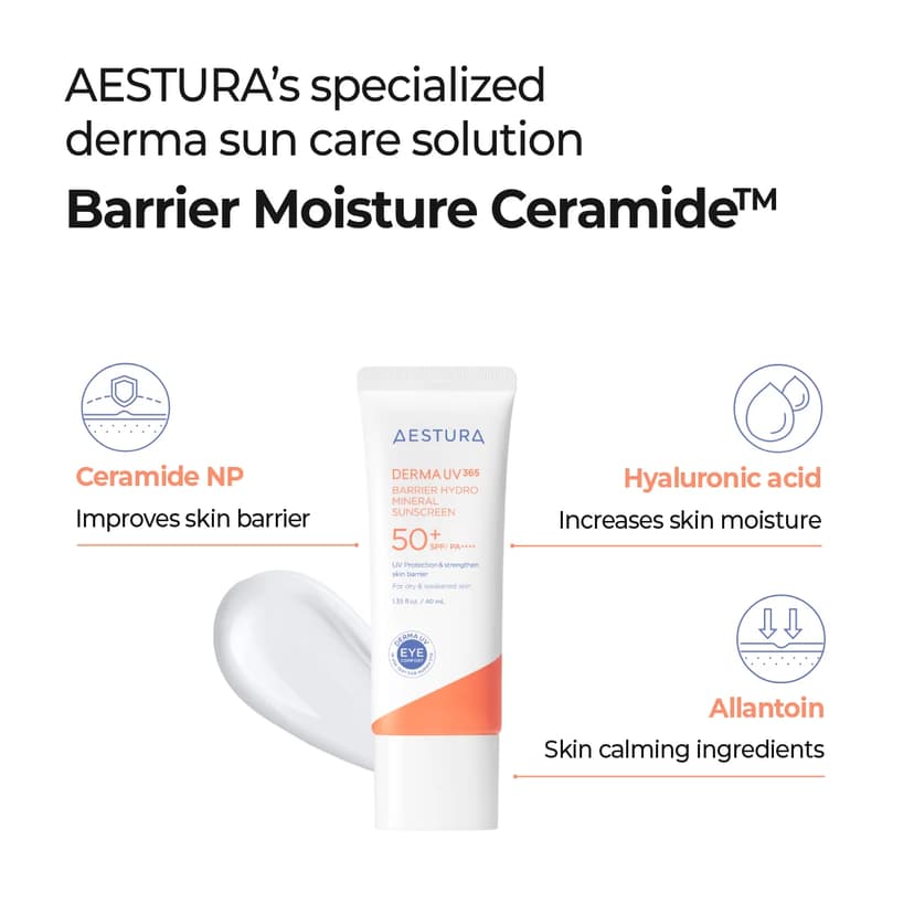 Derma UV365 Barrier Hydro Mineral Sunscreen [SPF50+/PA++++], 40ml - Image 5
