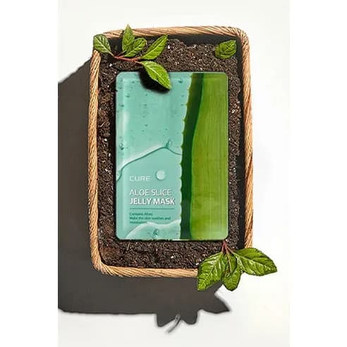Cure Aloe Slice Jelly Mask, 10ea, 1pack - Image 4