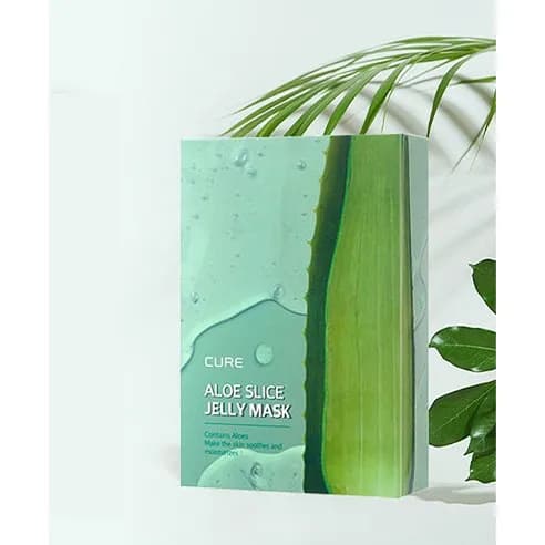 Cure Aloe Slice Jelly Mask, 10ea, 1pack - Image 6