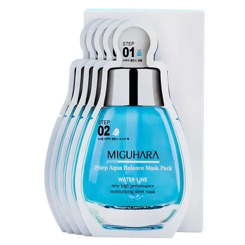2 Step Aqua Balance Sheet Mask, 5ea - Image 1