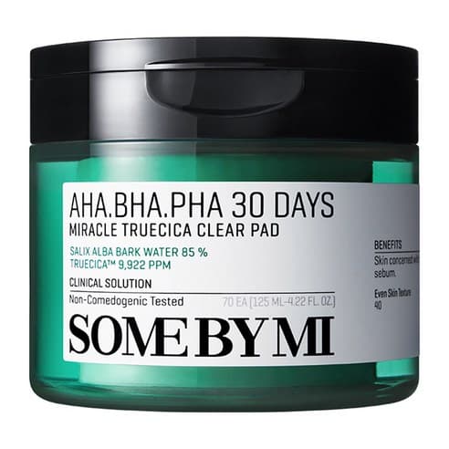 AHA BHA PHA 30 Days Miracle Truecica Clear Pad, 70ea - Image 1