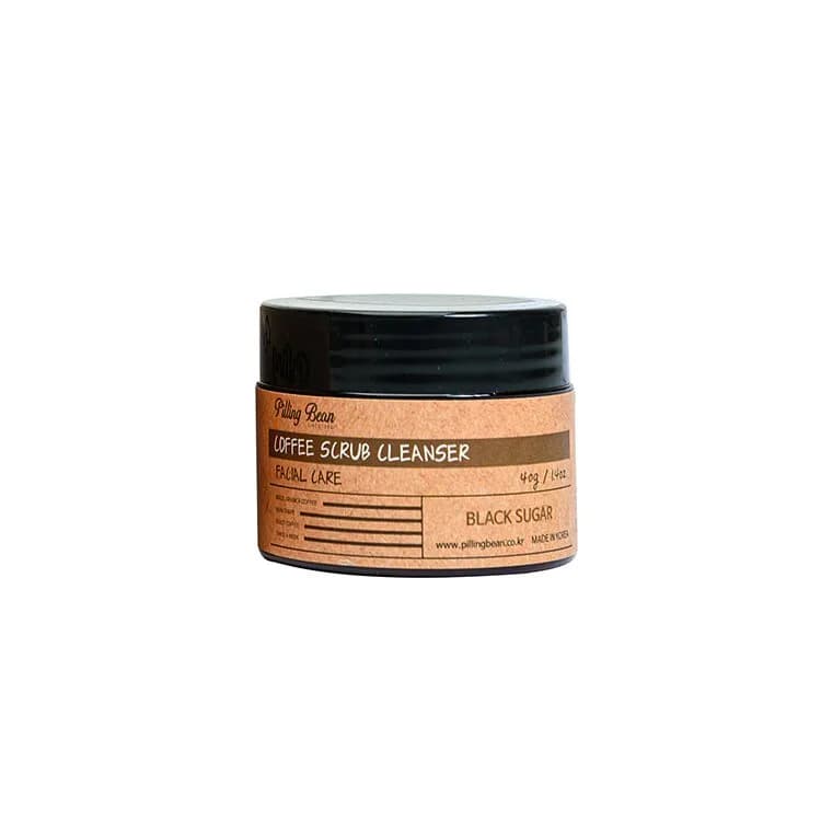 Facial Coffee Scrub Cleanser [Black Sugar], 40g - Image 1
