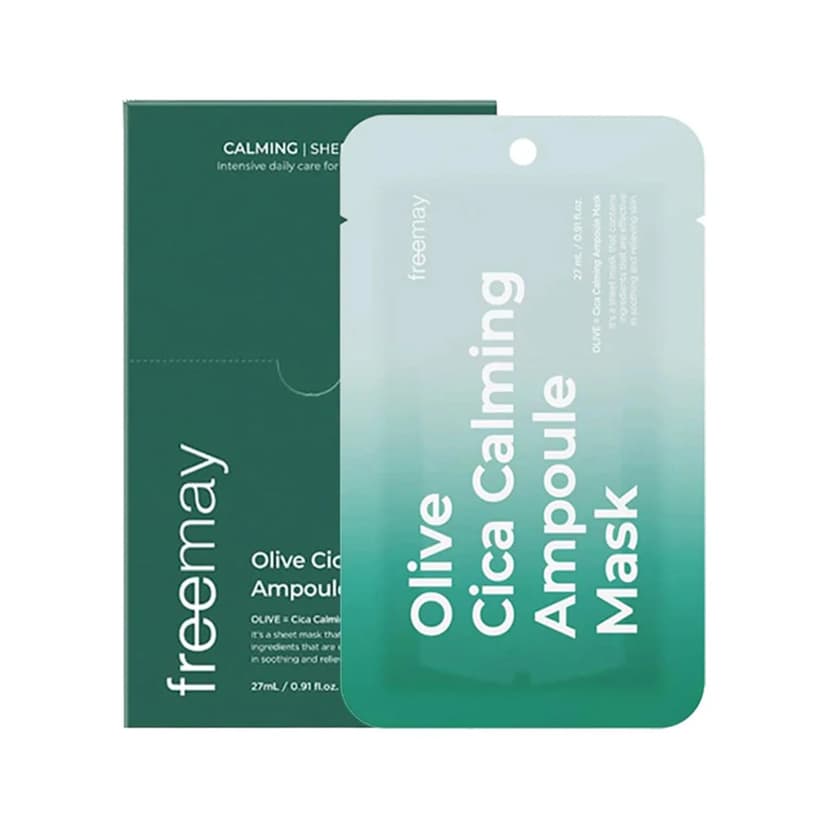 Olive Cica Calming Ampoule Mask, 10ea, 1pack - Image 1