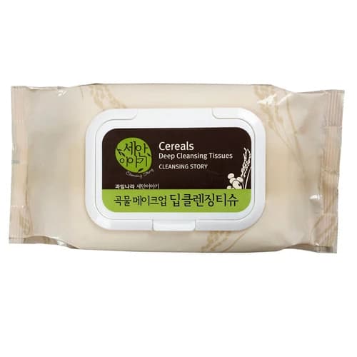 Grain Deep Makeup Cleansing Tissues, 100ea - Image 1