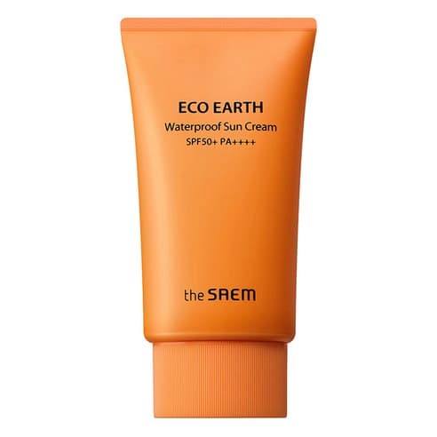 Eco Earth Waterproof Sun Cream [SPF50+/PA++++], 100g - Image 1