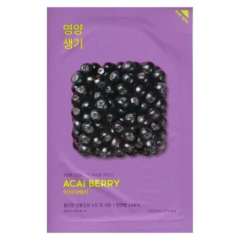 Pure Essence Mask Sheet [Acai Berry], 20ea - Image 1