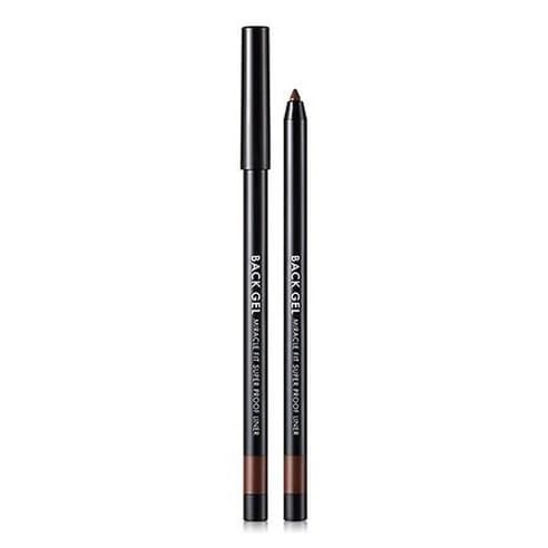 Back Gel Miracle Fit Superproof Pencil Liner, 01 True Black, 1pack, 7g - Image 1