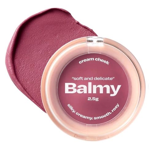 Balmy Cream Cheek, 06 Plum Jam, 1pack, 2.5g - Image 1
