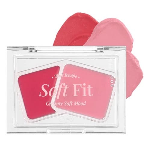 Soft Fitting Cream Blusher, 02 Peach Like, 1pack, 3g - Image 1