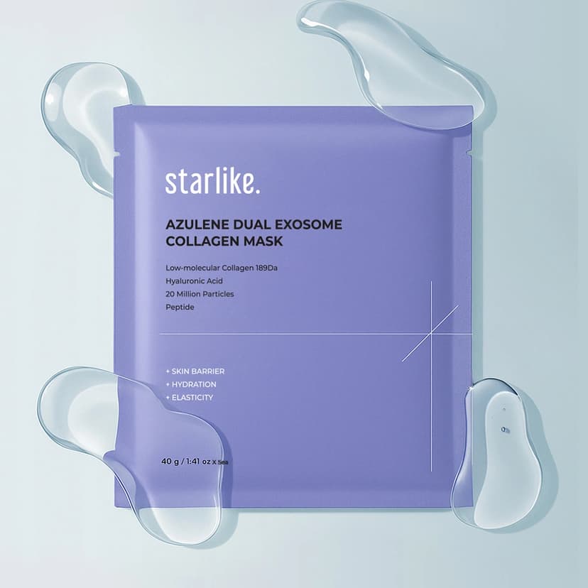 Azulene Dual Exosome Collagen Mask, 5ea, 1pack - Image 3