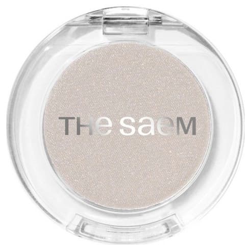 Saemmul Single Shadow [Shimmer], 2g, WH02 Snow, 1pack - Image 1