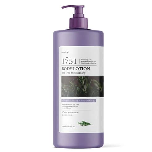 Tea Tree and Rosemary Body Lotion [White Musk], 1,500ml, 1pack - Image 1