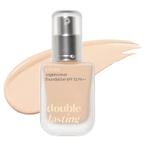 Double Lasting Vegan Cover Foundation, 30g, 19 Light Beige, 1pack - Image 1