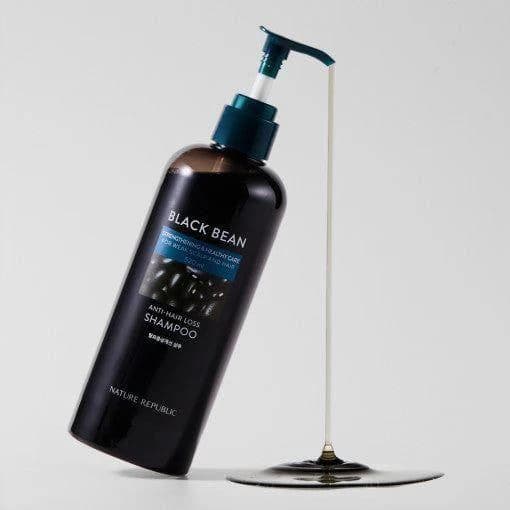 Black Bean Anti Hair Loss Shampoo, 300ml - Image 3
