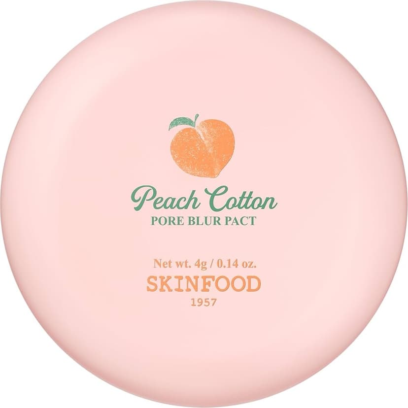 Peach Cotton Pore Blur Pact, 4g, 1pack - Image 1