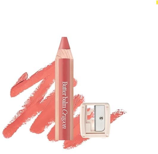 Butter Balm Crayon, 02 Picnic Coral, 1pack, 3.9g - Image 1