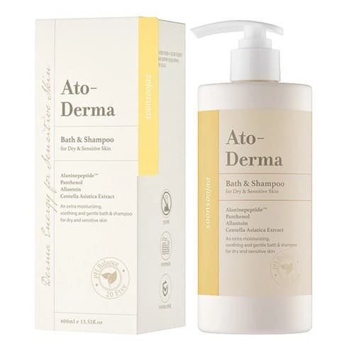Atoderma Bath & Shampoo, 400ml, 1pack - Image 1