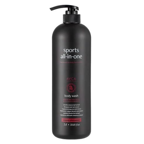 Sports All-in-One Perfumed Body Wash [Woody Pheromone Scent], 1,000ml, 1pack - Image 1