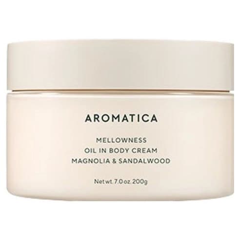Mellowness Oil-in Body Cream [Magnolia & Sandalwood], 200ml, 1pack - Image 1