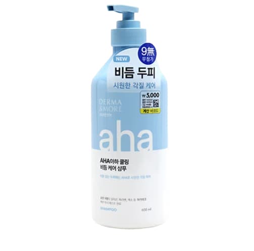AHA Cooling Dandruff Care Shampoo, 600ml, 1pack - Image 1