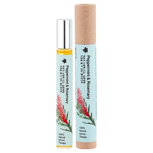Pulse Point Aromatherapy Peppermint and Rosemary, 10ml, 1pack - Image 1