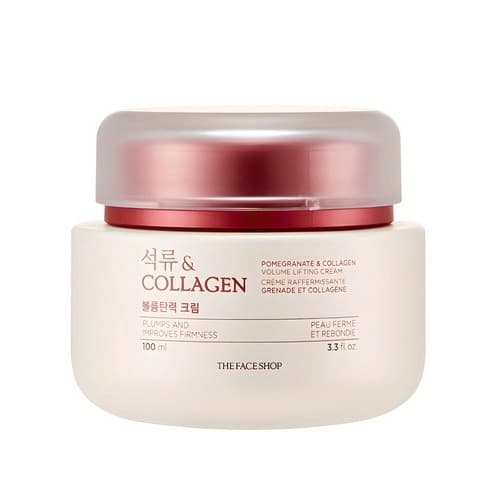 The Face Shop Pomegranate & Collagen Volume Lifting Cream, 100ml - Image 1