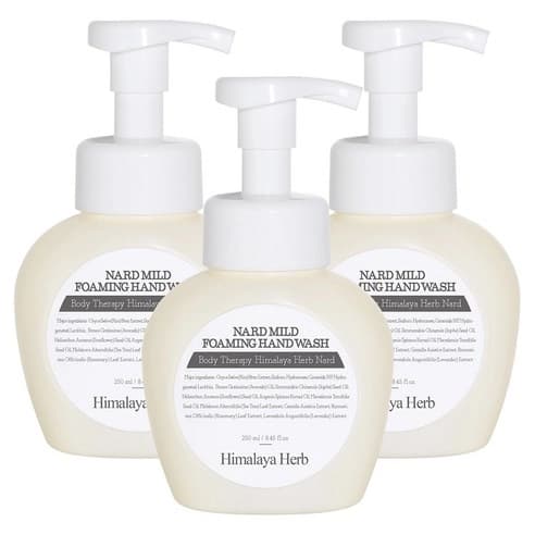Mild Foaming Hand Wash [Unscented], 250ml, 3ea, 1set - Image 1