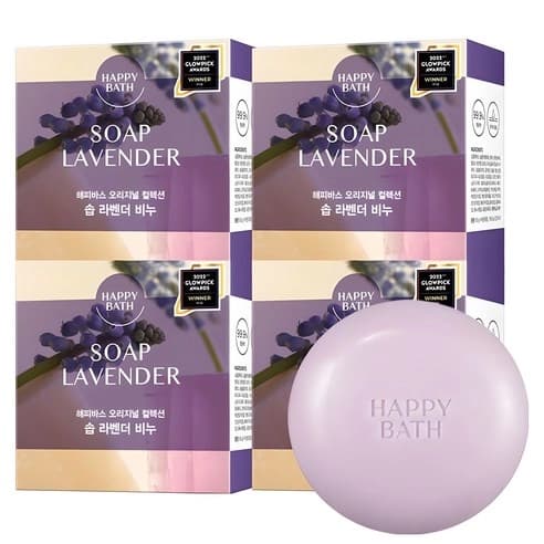 Original Collection Soap Lavender, 90gx4ea, 1pack - Image 1
