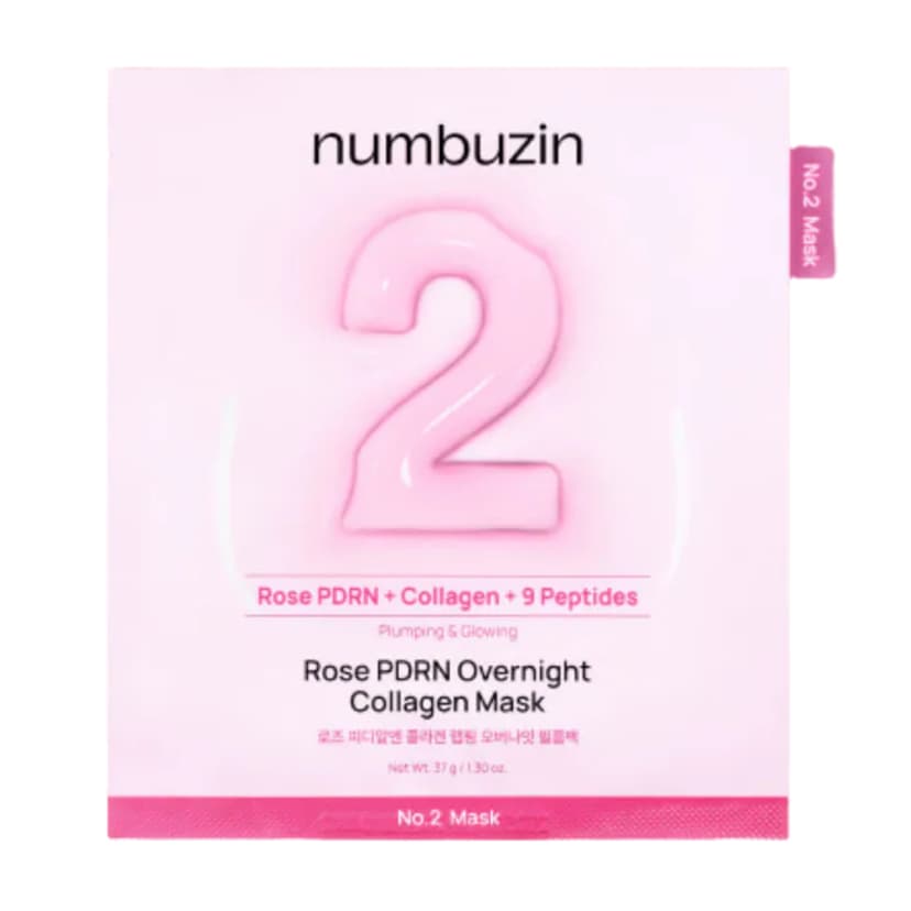 Rose PDRN Collagen Wrapping Overnight Film Pack, 4ea - Image 1