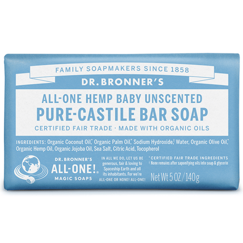 Baby Mild Pure Castile Bassoap, 140g, 1pack - Image 1