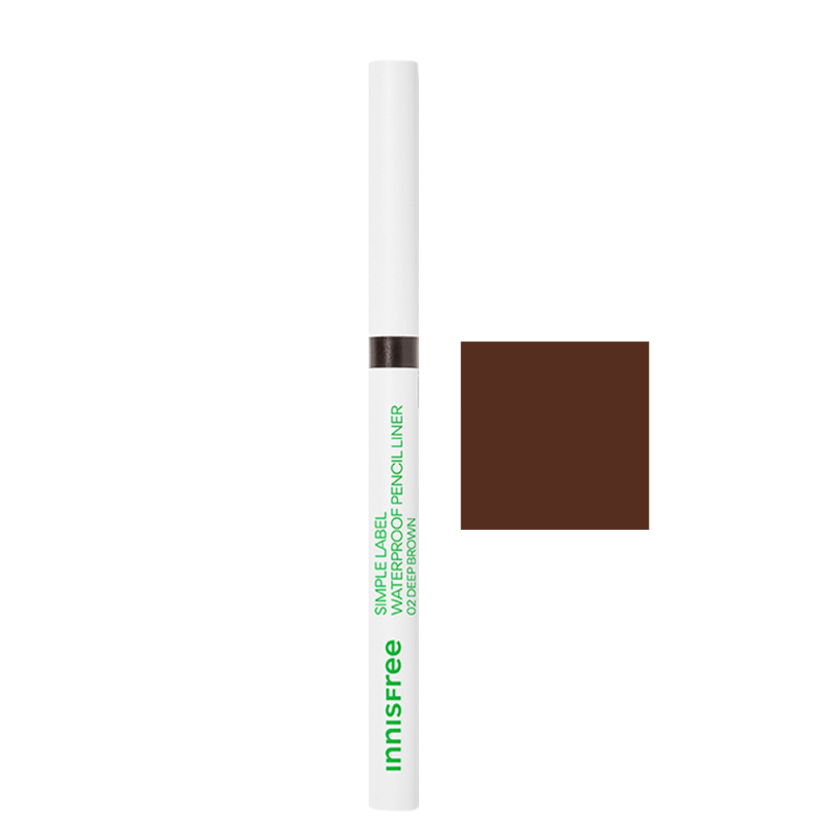 Waterproof Pencil Liner, 0.1g, 02 Deep Brown, 1pack - Image 1