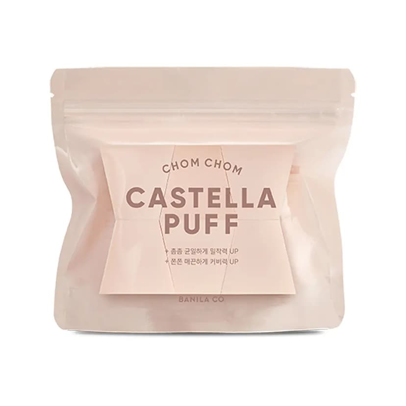 Chom Chom Castella Puff, 6eax2, 1pack - Image 1