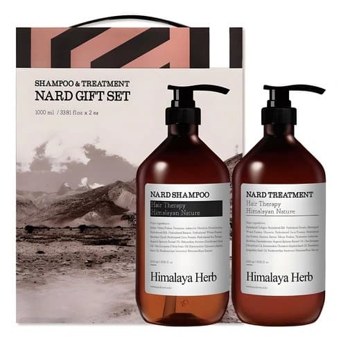 NARD Shampoo & Treatment Gift Set, 1000ml, 2ea, 1set - Image 1