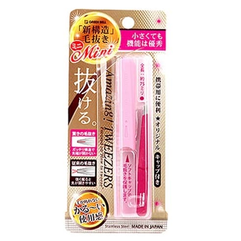 Amazing tweezers mini GT-227, 1ea, Pink, 1pack - Image 1