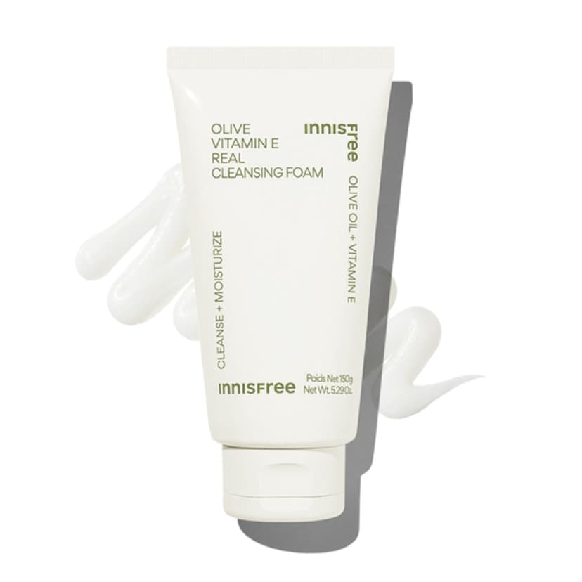 Olive Vitamin E Real Cleansing Foam, 150g, 1pack - Image 1