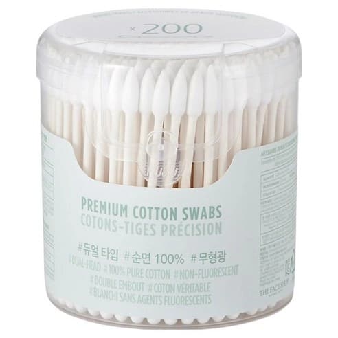 Daily Beauty Tools Premium Cotton Swabs, 200ea, 1pack - Image 1