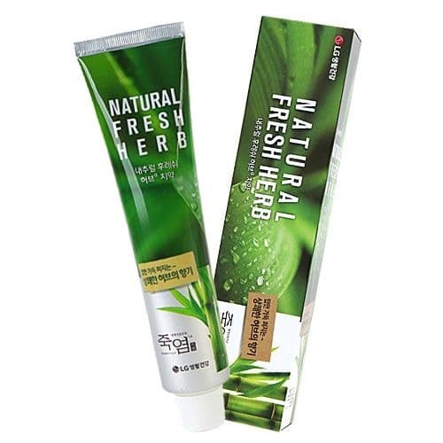 Bamboo Salt Natural Fresh Herb Toothpaste, 160g - Image 1