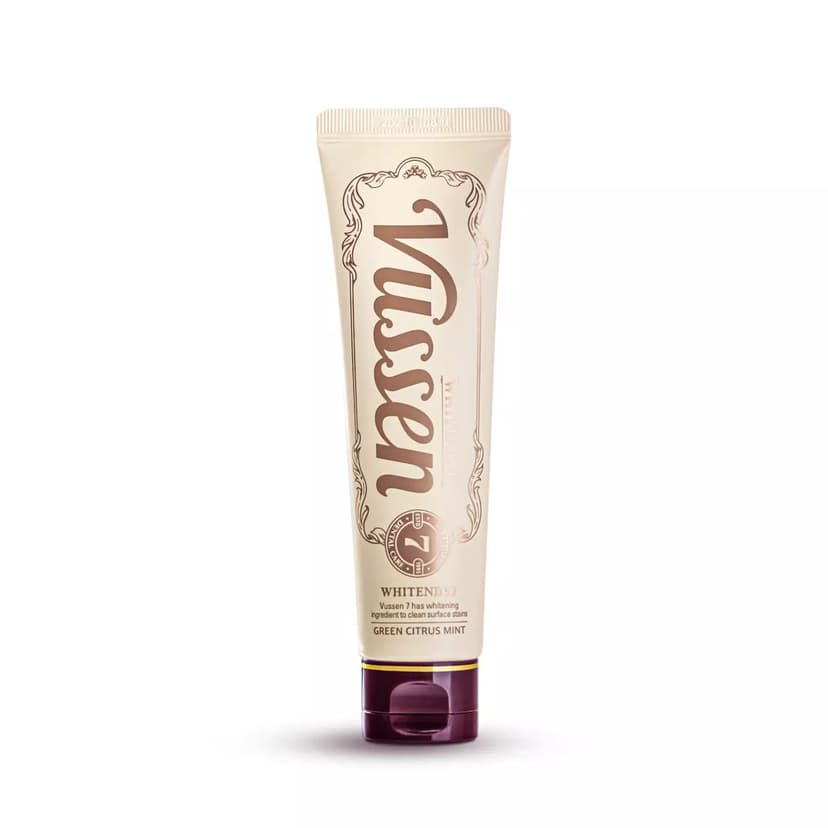 Vussen 7 Whitening Toothpaste [Green Citrus Mint], 100g - Image 1