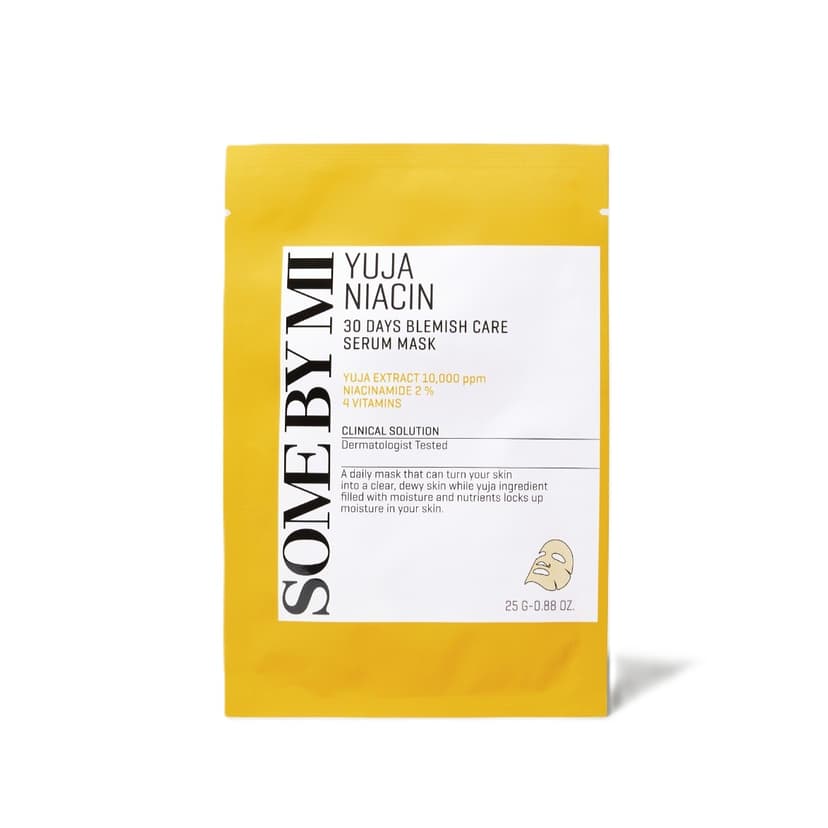 Yuja Niacin 30 Days Blemish Care Serum Mask, 10ea, 1pack - Image 1