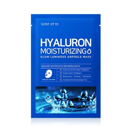 Hyaluron Moisturizing Glow Luminous Ampoule Mask, 10ea, 1pack - Image 1