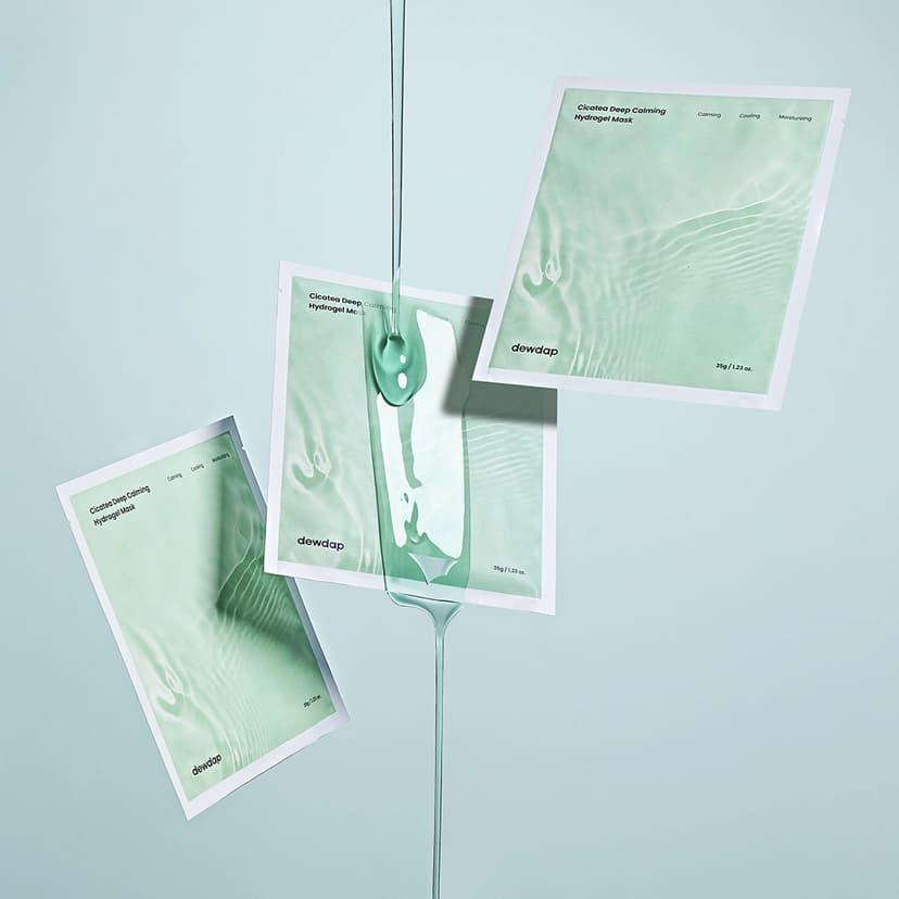 Cicatea Deep Calming Hydrogel Mask, 4ea - Image 3
