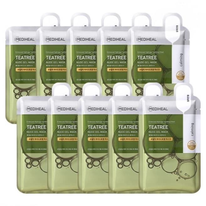 Tea Tree Nude Gel Mask, 10ea, 1pack - Image 1