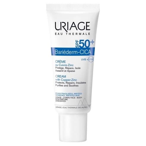 Bariederm Cica Sun Cream [SPF50+/PA++++], 40ml, 1pack - Image 1