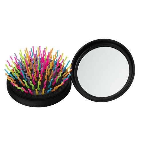 Rainbow Volume S Brush Compact, Black, 1ea - Image 1