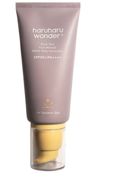 Black Rice Pure Mineral Relief Daily Sunscreen, 50ml - Image 1
